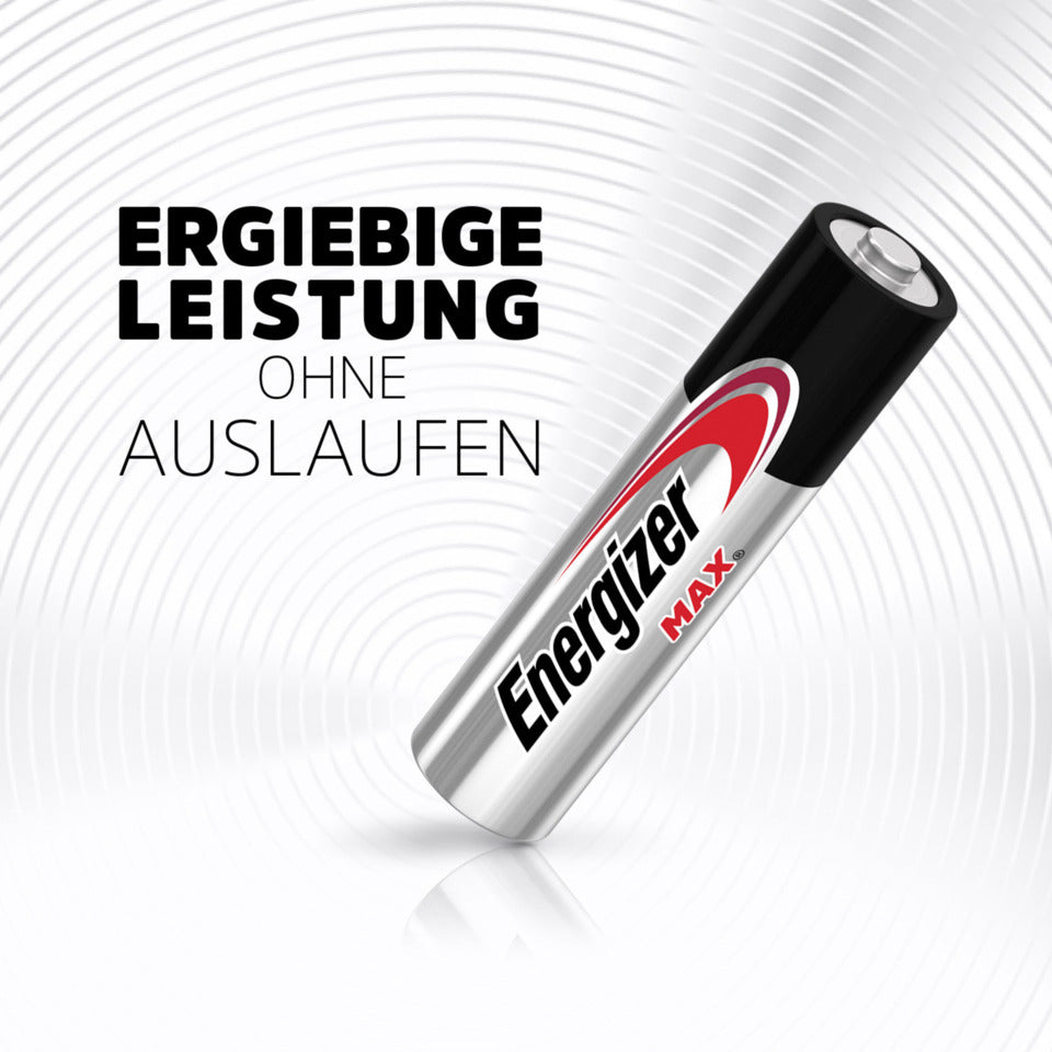 Batterie Alkali-Mangan Max, LR03/AAA/Micro, 4 Stück ENERGIZER E303325600 ENERGIZER E301532002/E303325600 Max