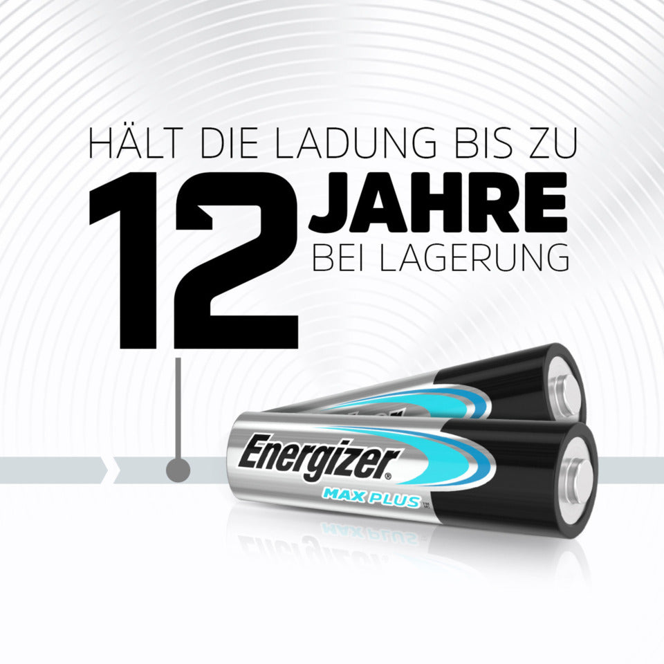 Batterie Alkali-Mangan Max Plus, LR6/AA/Mignon, 20 Stück ENERGIZER E301323502 ENERGIZER E301323506 Max Plus