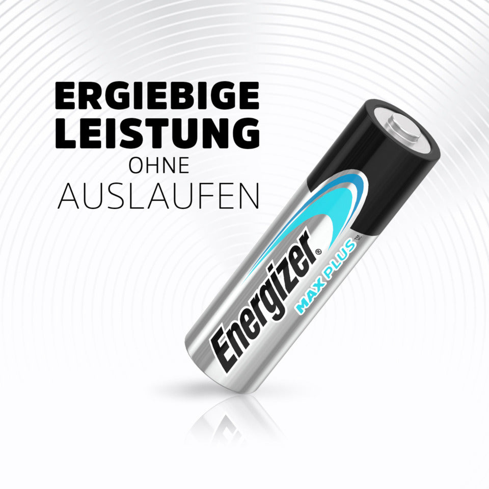 Batterie Alkali-Mangan Max Plus, LR6/AA/Mignon, 20 Stück ENERGIZER E301323502 ENERGIZER E301323506 Max Plus