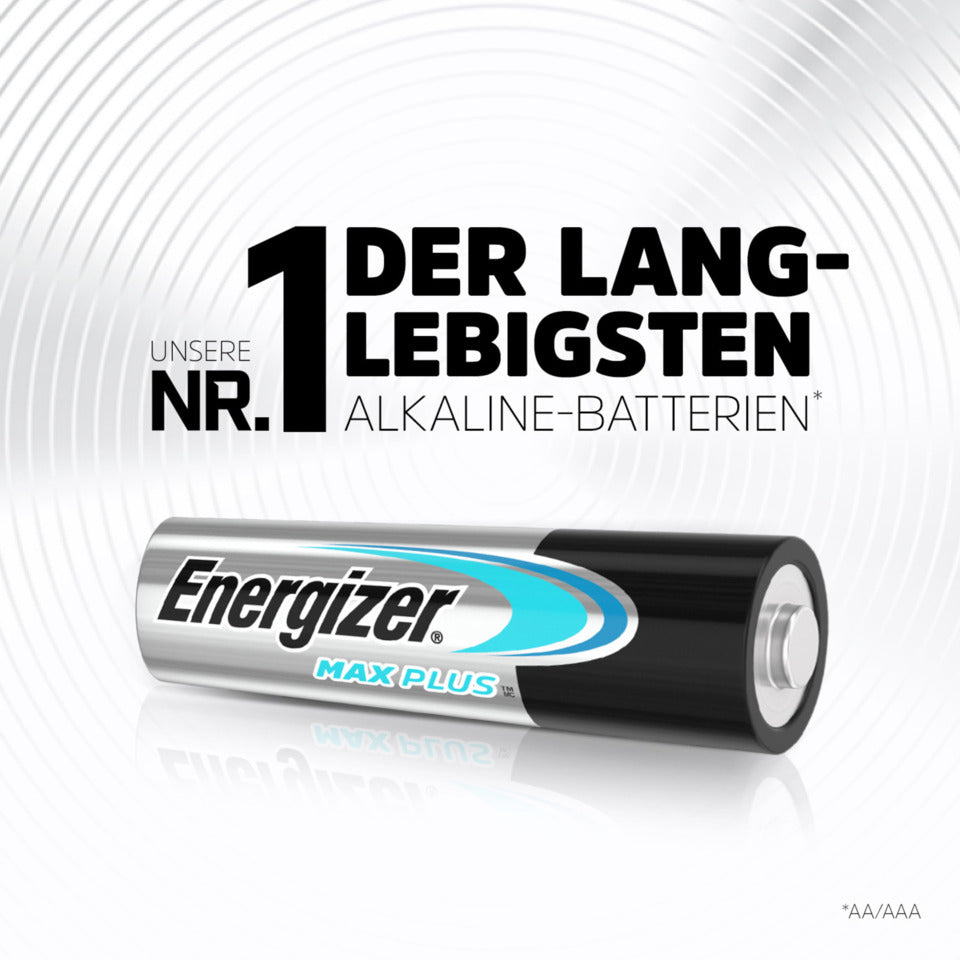 Batterie Alkali-Mangan Max Plus, LR6/AA/Mignon, 20 Stück ENERGIZER E301323502 ENERGIZER E301323506 Max Plus