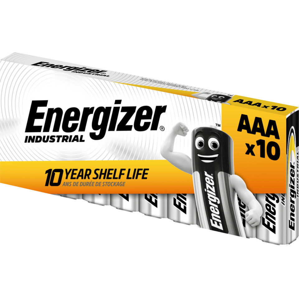 Batterie Alkali-Mangan Industrial, LR03/AAA/Micro, 10 Stück ENERGIZER E300582403 ENERGIZER E300582403 Industrial