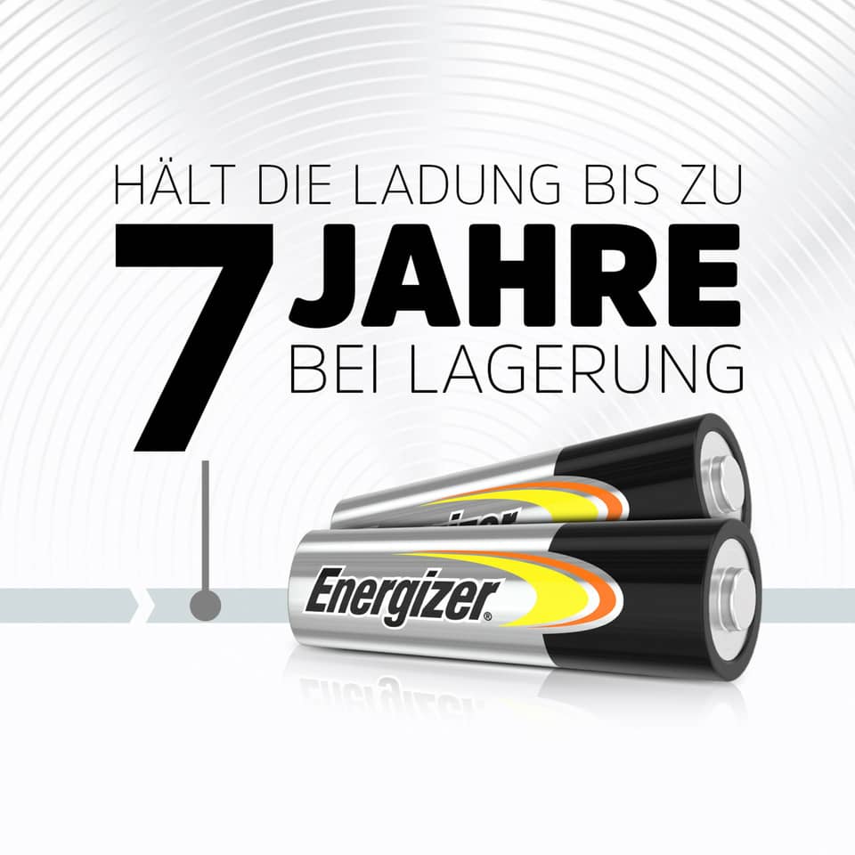 Batterie Alkali-Mangan Power, LR6/AA/Mignon, 24 Stück ENERGIZER E303271600 ENERGIZER E303271600 Alkaline Power