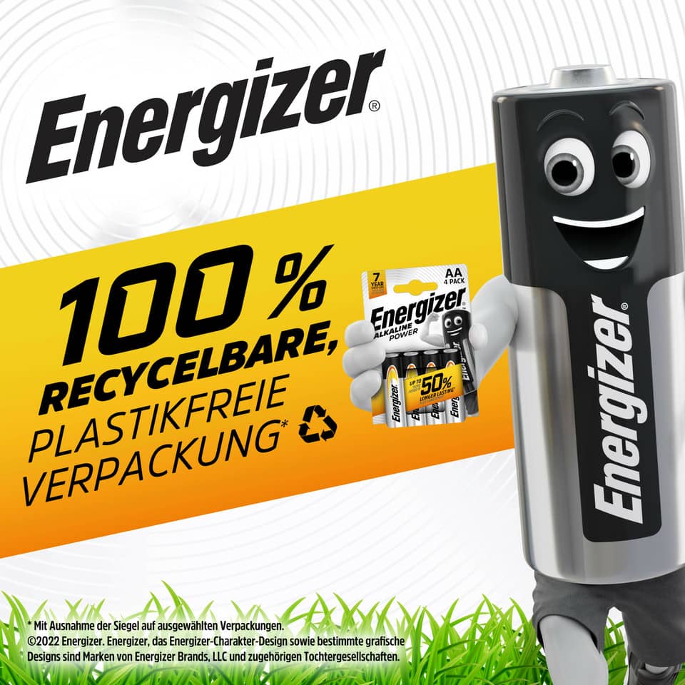 Batterie Alkali-Mangan Power, LR03/AAA/Micro, 24 Stück ENERGIZER E303271700 ENERGIZER E303271700 Alkaline Power