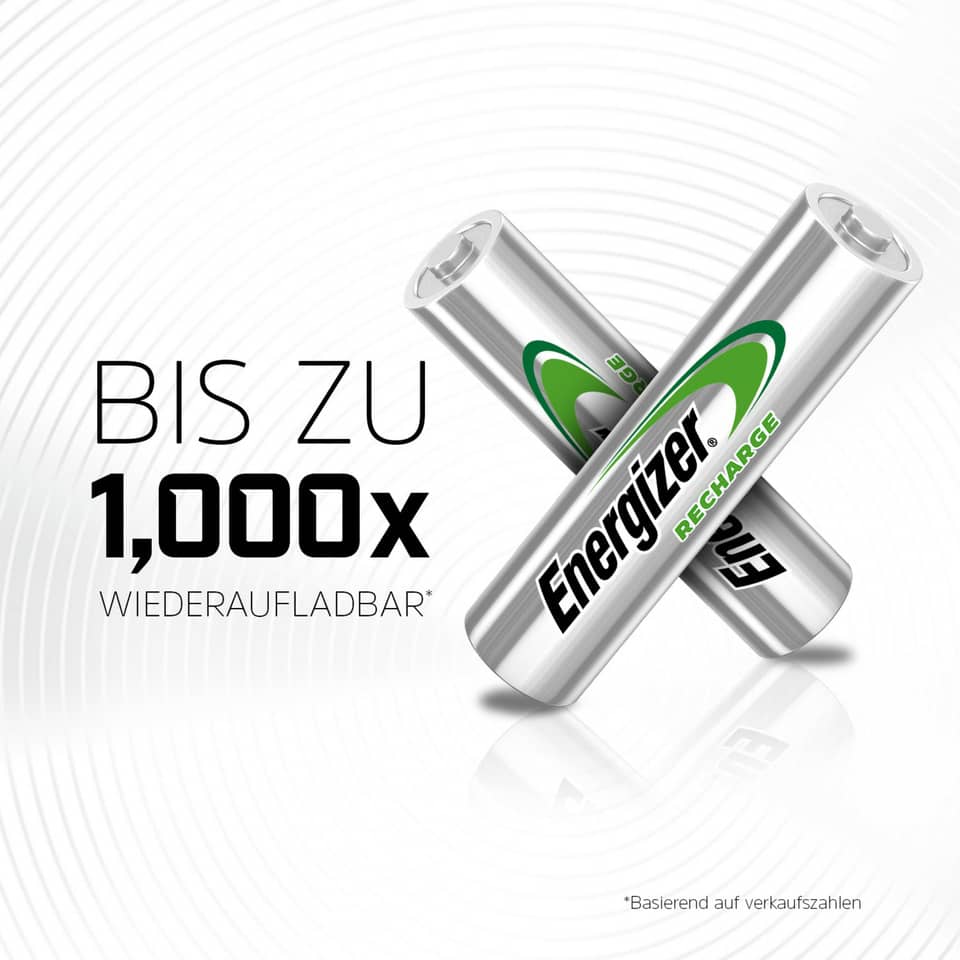 Batterie Akku Power Plus, HR03/AAA/Micro, NiMH 700mAh, 4 Stück ENERGIZER E300626604 ENERGIZER E300626604 NiMH Power Plus