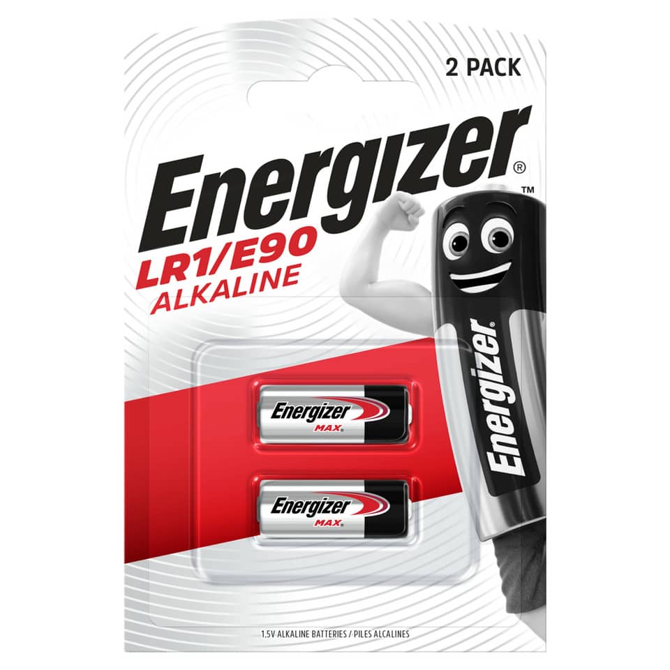 Batterie Alkali-Mangan, LR1/E90, 2 Stück ENERGIZER E300803302 ENERGIZER E300803302 2er