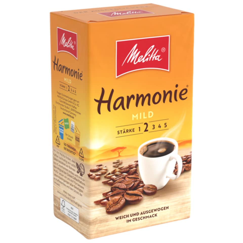 Kaffee Harmonie 500g gemahlen MELITTA 528889