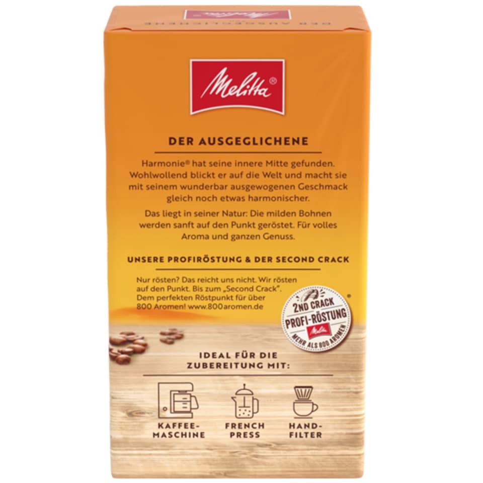 Kaffee Harmonie 500g gemahlen MELITTA 528889