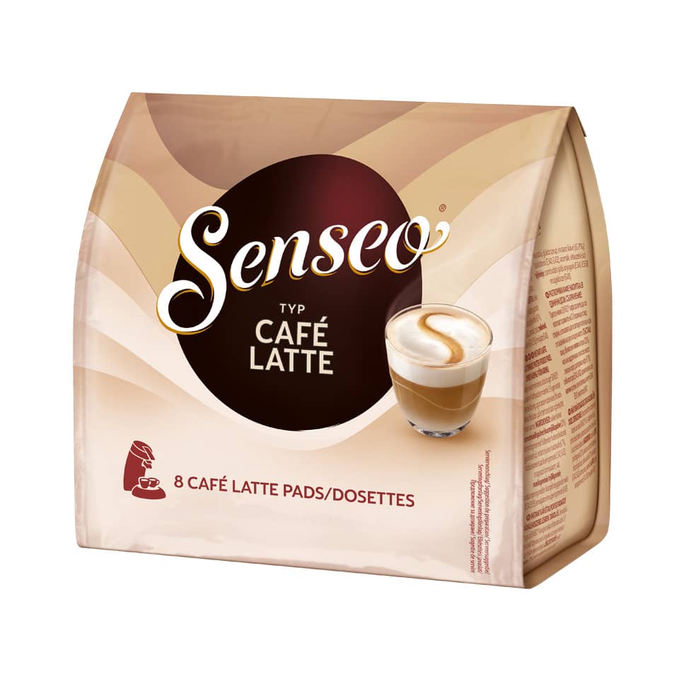 Kaffeepads Café Latte, 8 Stück SENSEO 4051016