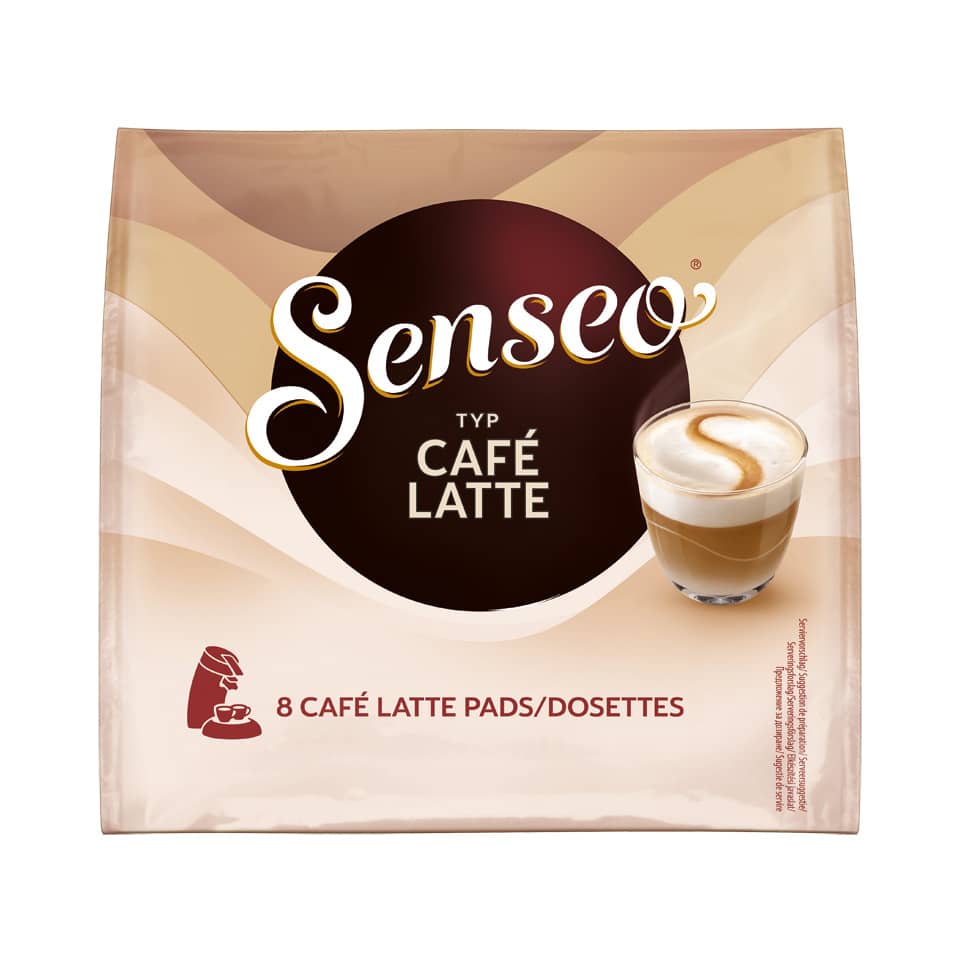 Kaffeepads Café Latte, 8 Stück SENSEO 4051016