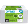 Thermoetikette, 32 x 57 mm, 6 Rollen á 1000 Stück, weiß DYMO 2093094 DYMO 2093094 6 Rollen je 1000 Etik