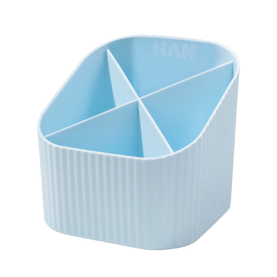 Schreibköcher Re-X-LOOP, pastellblau HAN 17238-884D HAN 17238-884 4 Fächer