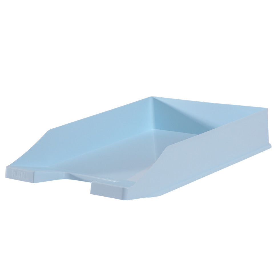 Briefablage KLASSIK, DIN A4/C4, stapelbar, stabil, modern, pastellblau HAN 1027-X-884D HAN 1027-X-884 Klassik