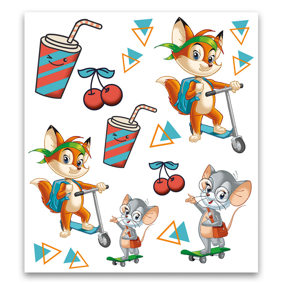 Kinder-Tattoo Fredo & Fitzi ROTH 89337
