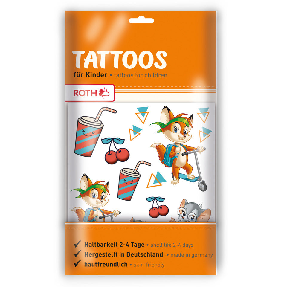 Kinder-Tattoo Fredo & Fitzi ROTH 89337
