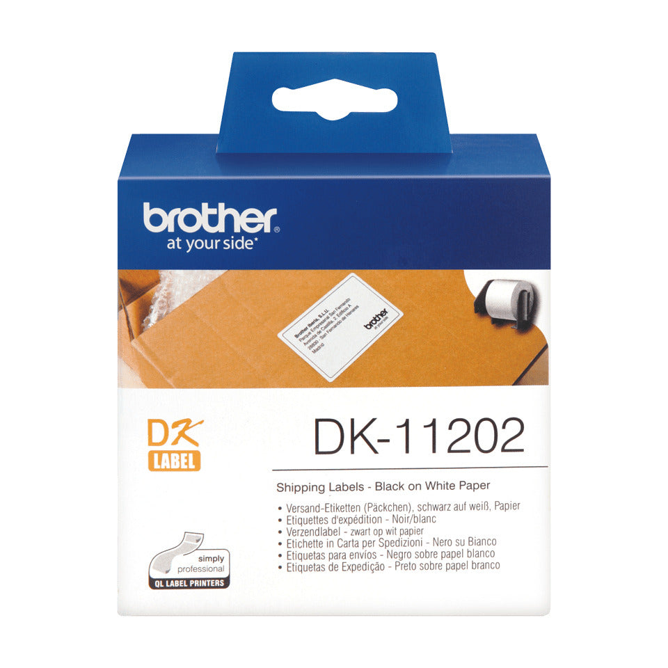 Etikett Label Printer, 62x100mm, 300 Stück BROTHER DK11202 BROTHER DK11202 300ST