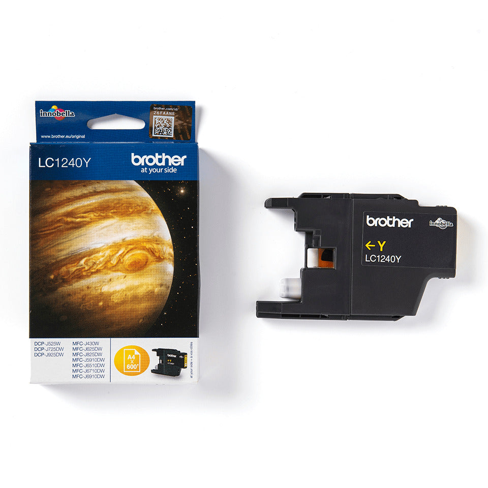 Inkjektpatrone, yellow BROTHER LC1240Y