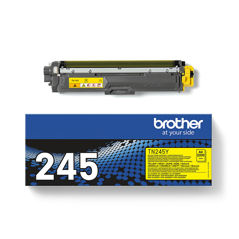 Lasertoner, 2.200 Seiten, yellow BROTHER TN245Y