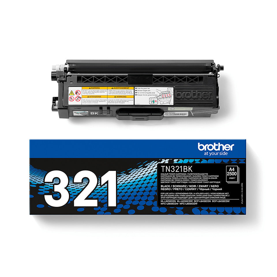 Lasertoner, 2.500 Seiten, schwarz BROTHER TN321BK