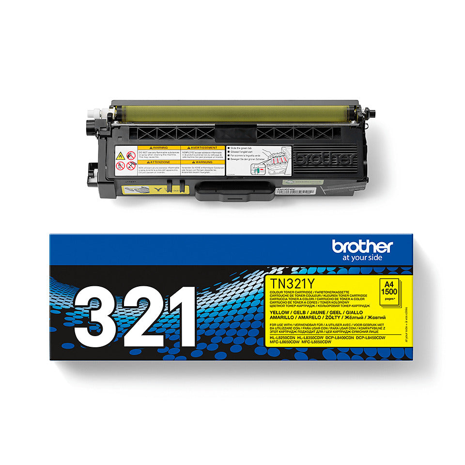 Lasertoner, 1.500 Seiten, yellow BROTHER TN321Y