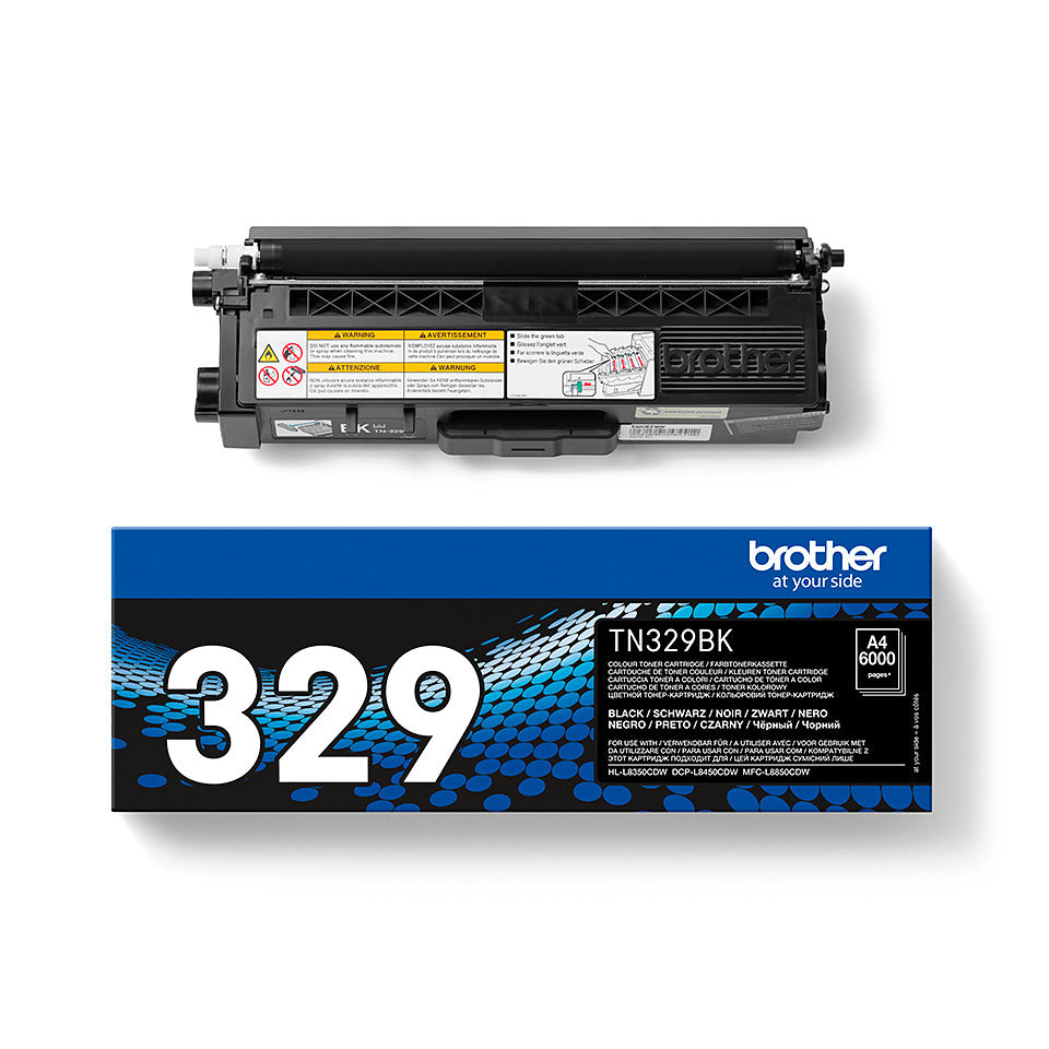 Lasertoner, 6.000 Seiten, schwarz BROTHER TN-329BK BROTHER TN329BK