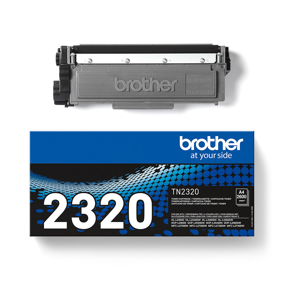 Lasertoner, 2.600 Seiten, schwarz BROTHER TN2320
