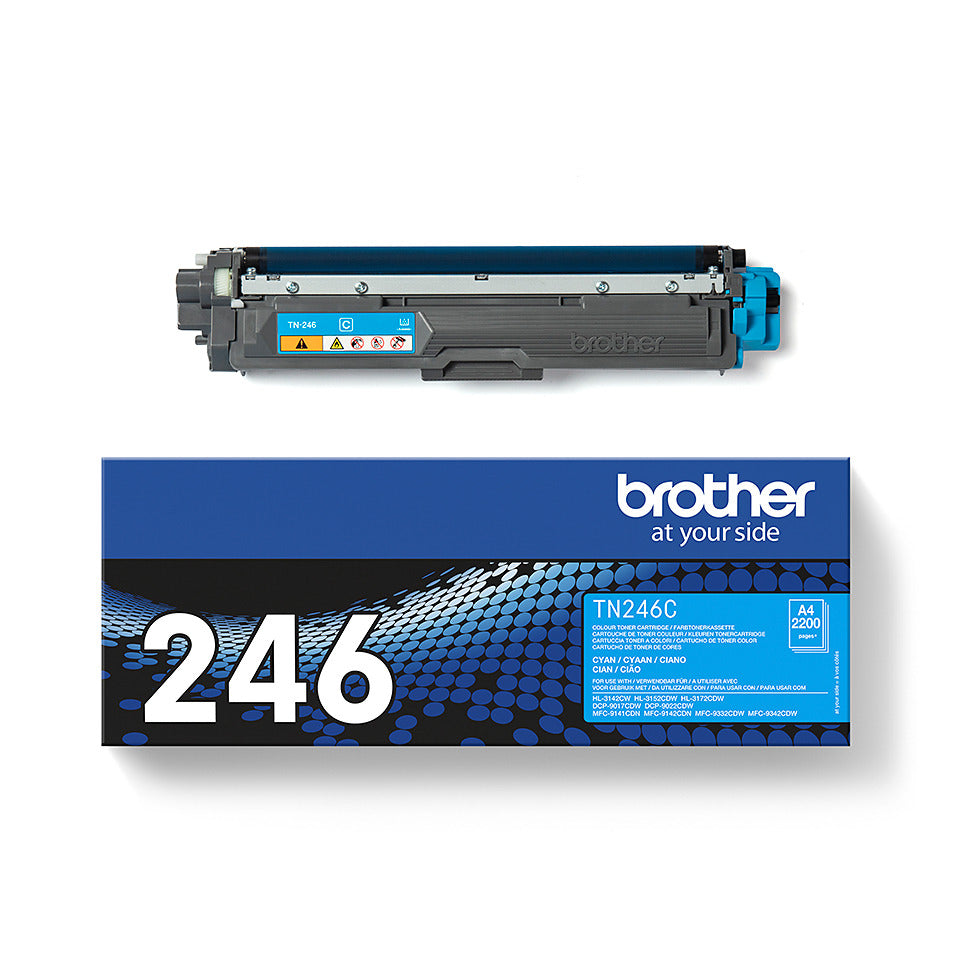 Lasertoner, 2.600 Seiten, cyan BROTHER TN246C