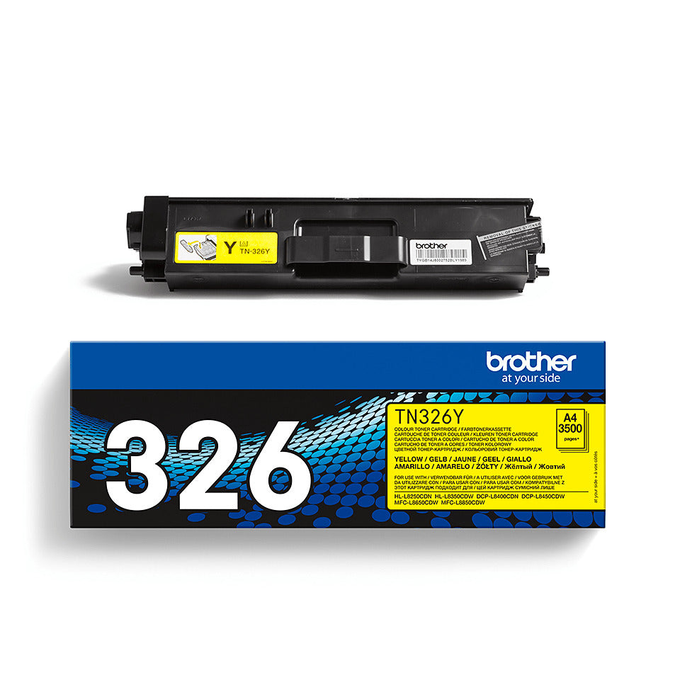 Lasertoner, 3.500 Seiten, yellow BROTHER TN326Y