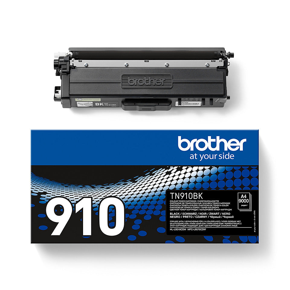 Lasertoner, 9.000 Seiten, schwarz BROTHER TN910BK