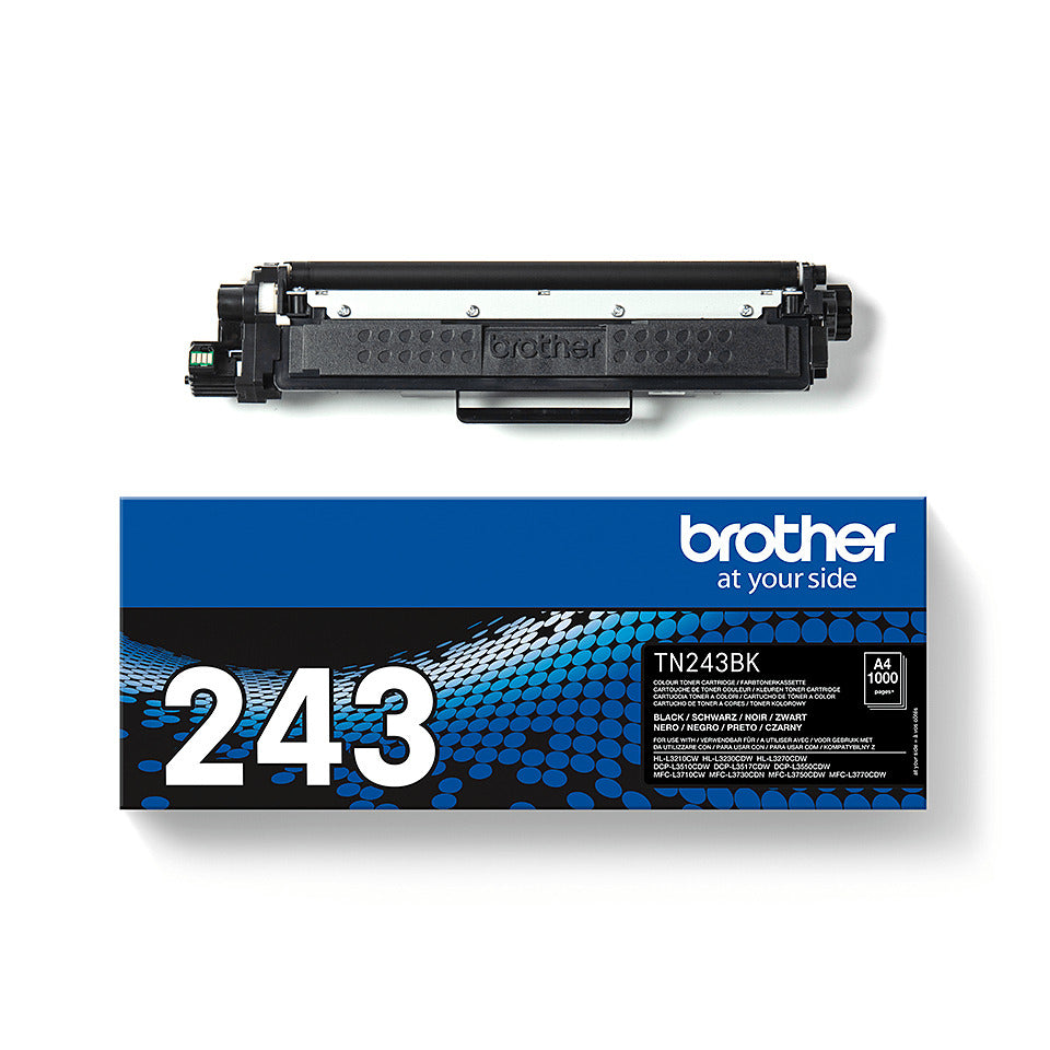Lasertoner, 1.000 Seiten, schwarz BROTHER TN243BK