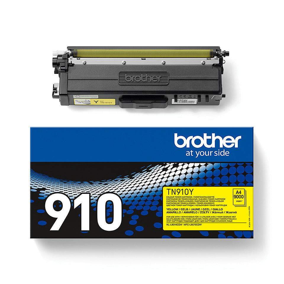 Lasertoner, 9.000 Seiten, yellow BROTHER TN910Y