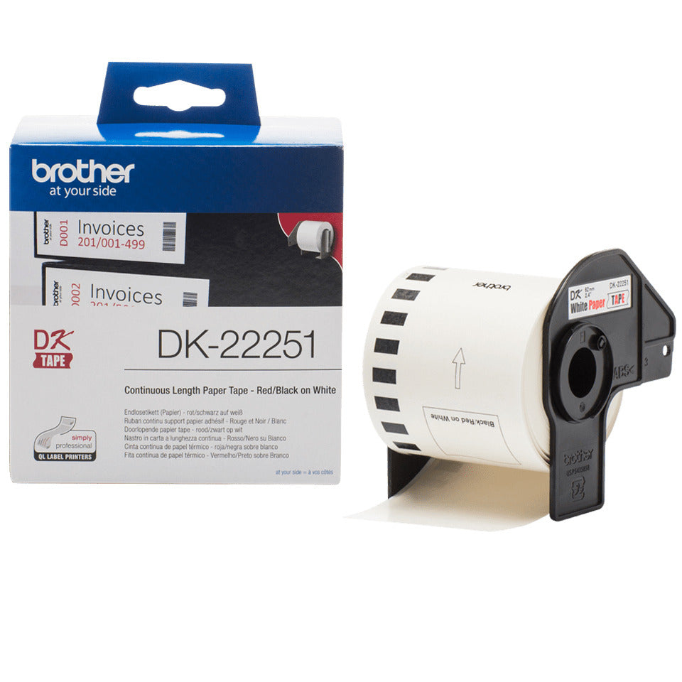 Endlosetiketten, 62mmx15,24m, weiß BROTHER DK22251