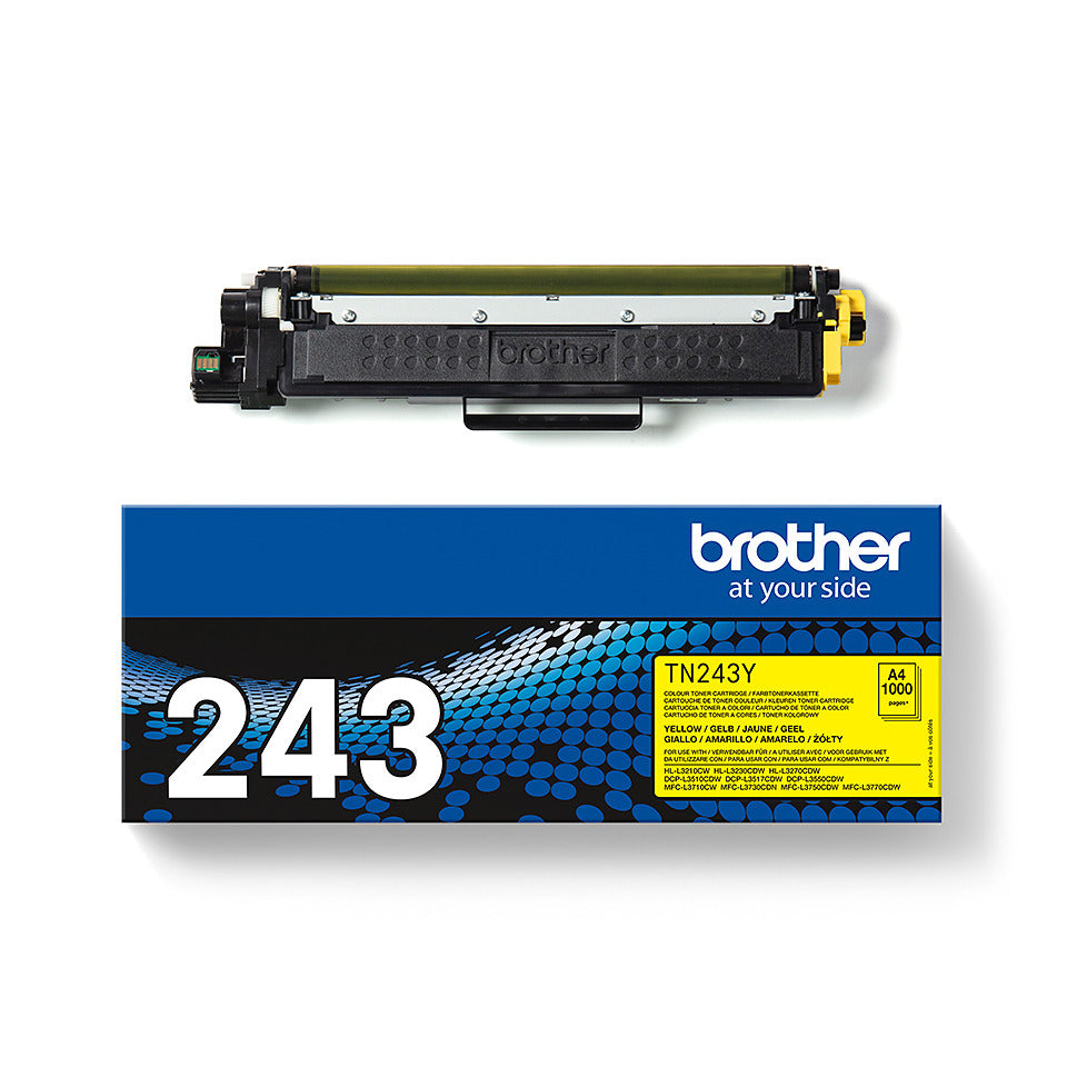 Lasertoner, 1.000 Seiten, yellow BROTHER TN243Y
