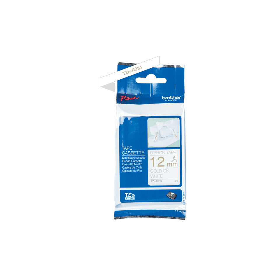 Textilband, 12mmx4m, gold/marineblau BROTHER TZERN34 BROTHER TZERN34 12mm x 4m