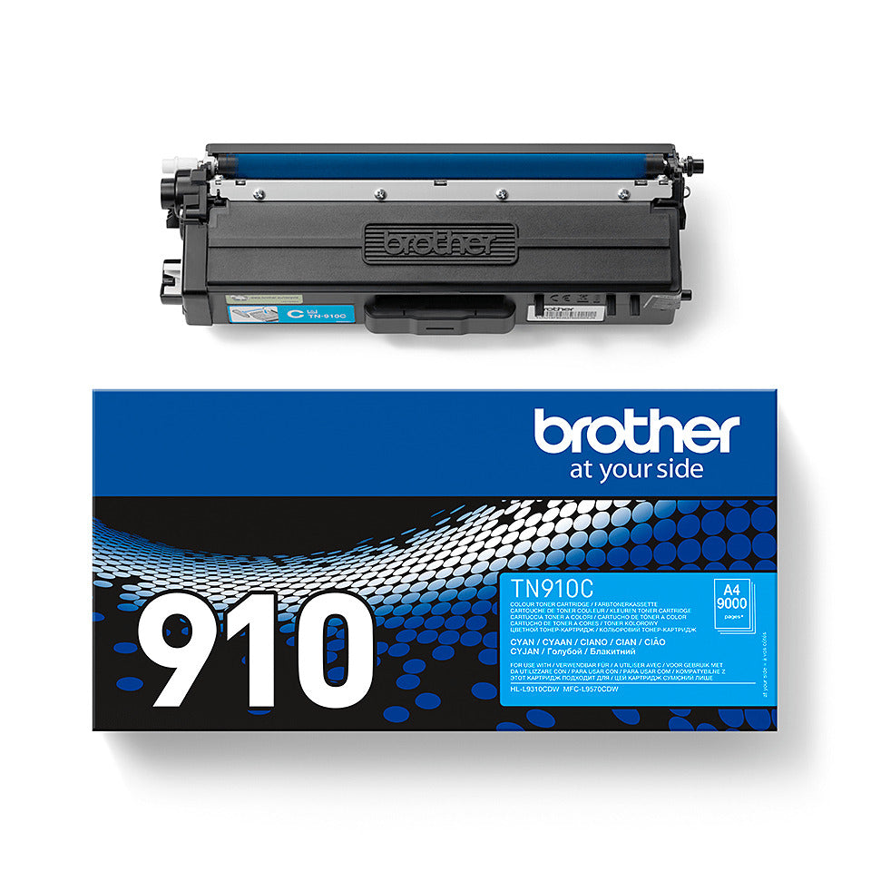 Lasertoner, 9.000 Seiten, cyan BROTHER TN910C