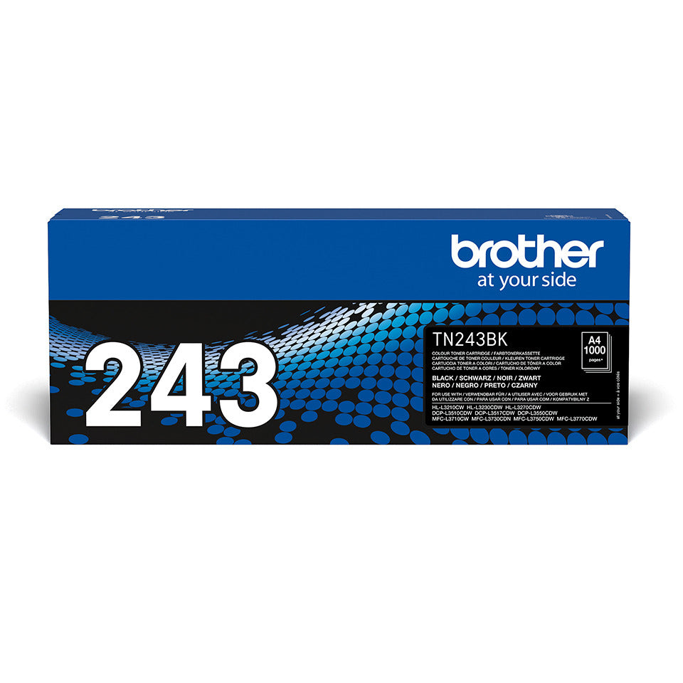 Lasertoner, 1.000 Seiten, schwarz BROTHER TN243BK
