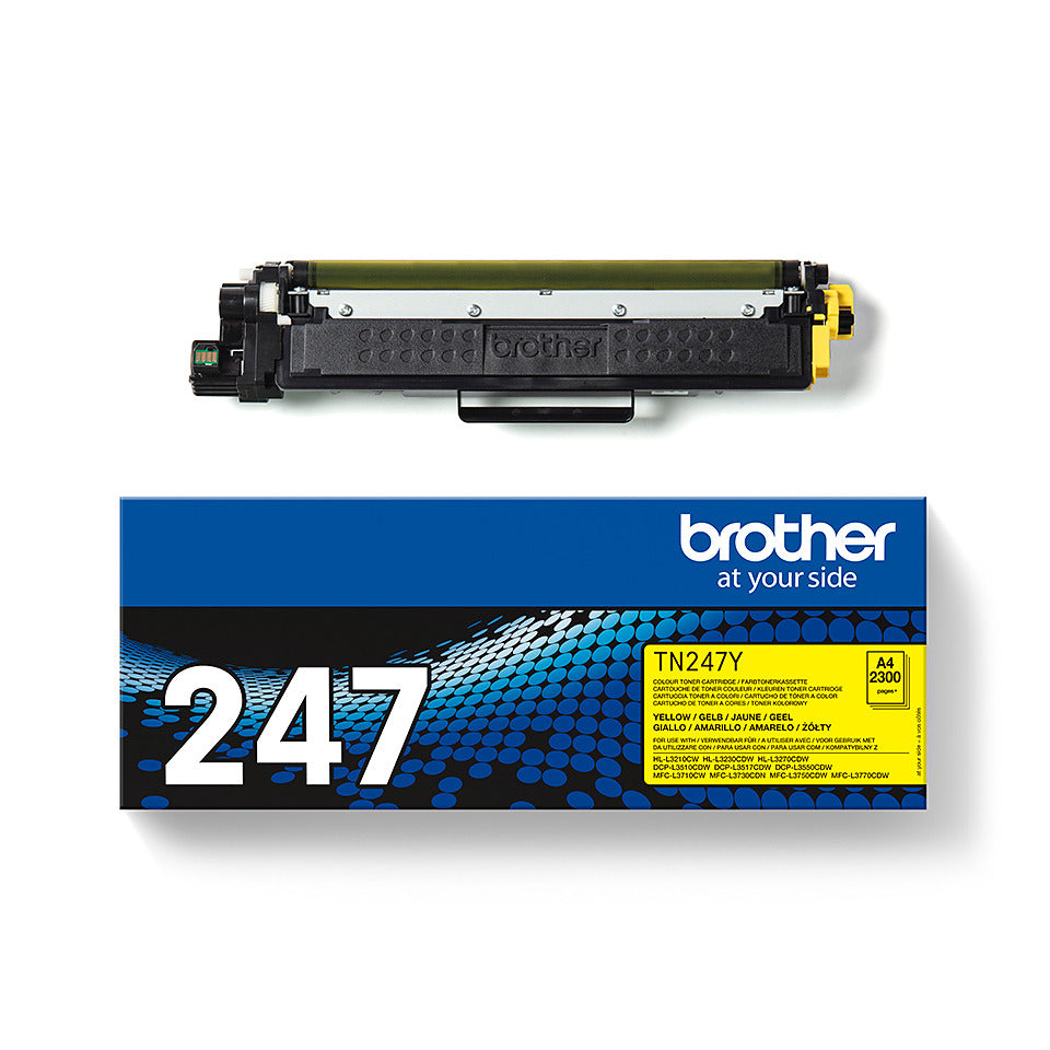 Lasertoner, 2.300 Seiten, yellow BROTHER TN247Y