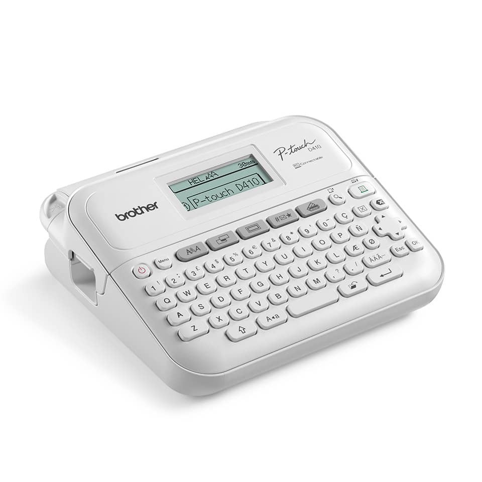 Beschriftungsgerät P-touch D410VP QWERTZ, weiß BROTHER PTD410VPRG1