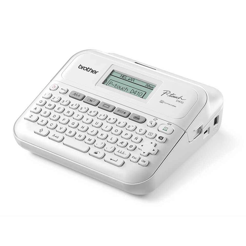 Beschriftungsgerät P-touch D410VP QWERTZ, weiß BROTHER PTD410VPRG1