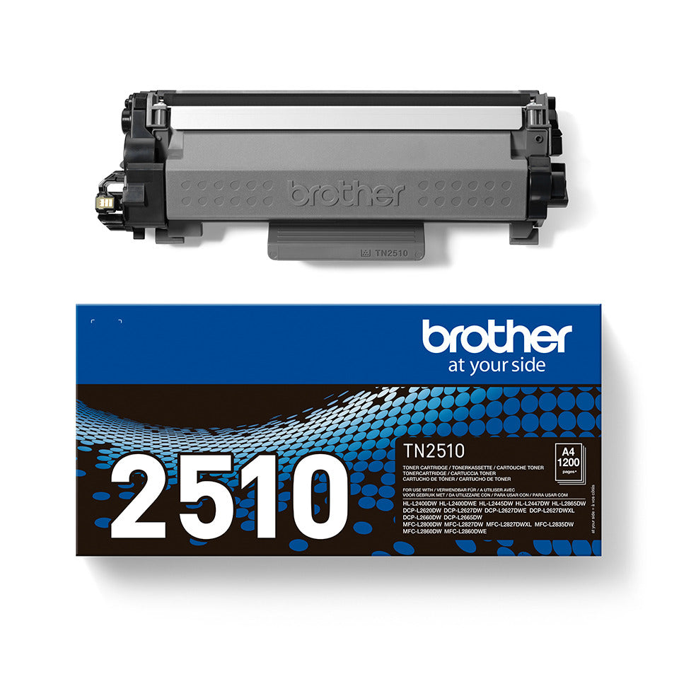 Lasertoner TN-2510, 1.200 Seiten, schwarz BROTHER TN2510