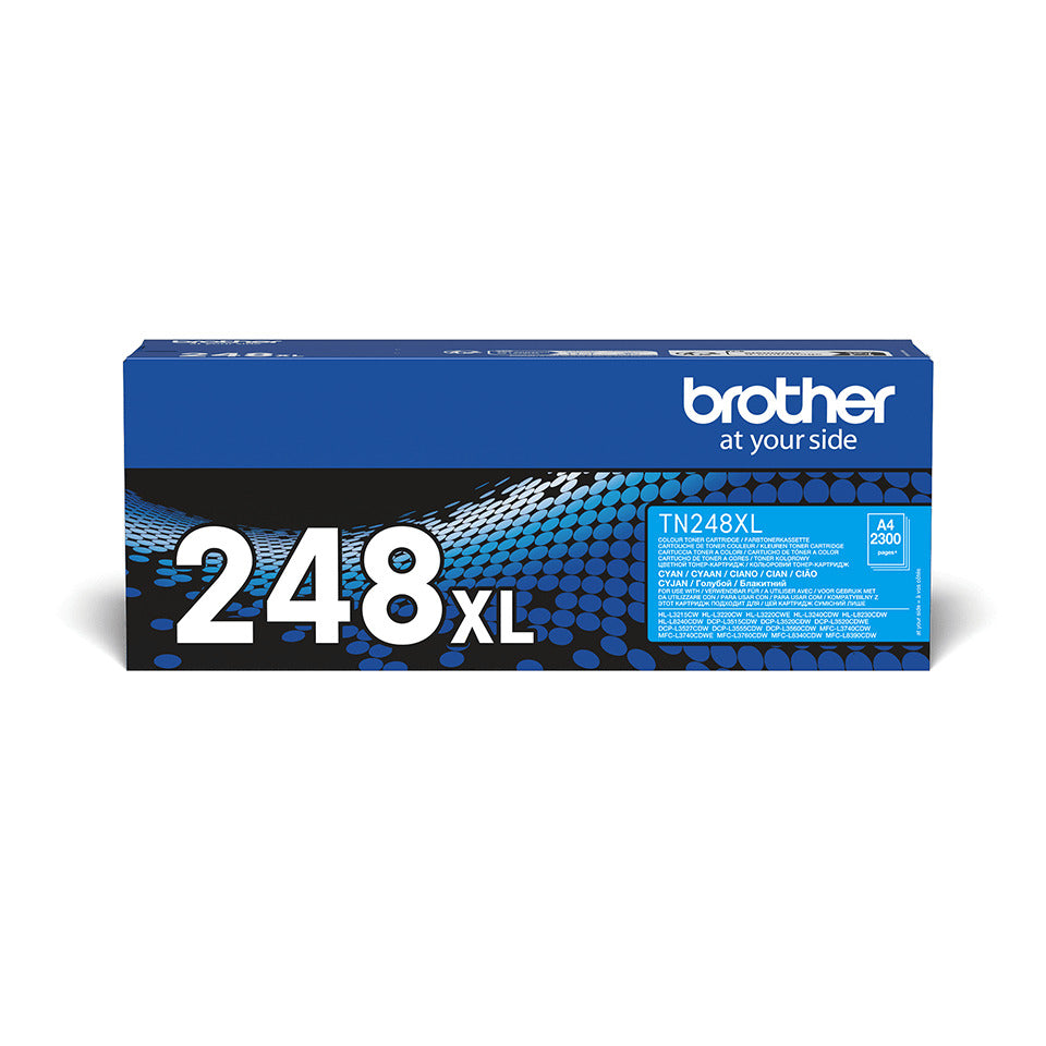 Lasertoner TN-248XLC, 2.300 Seiten, cyan BROTHER TN248XLC