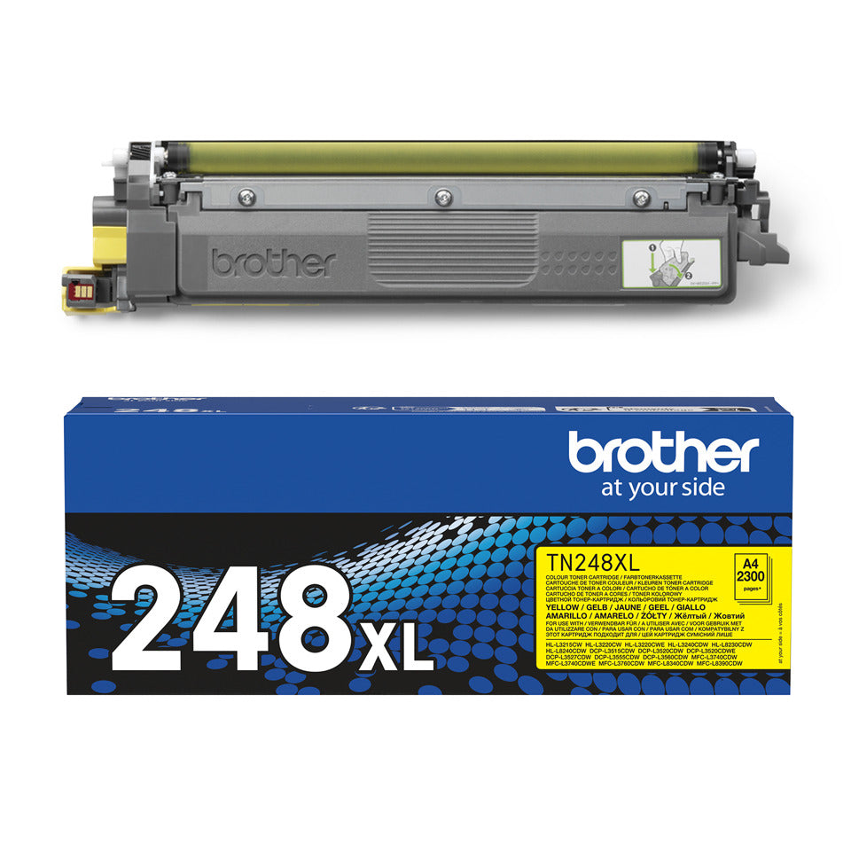 Lasertoner TN-248XLY, 2.300 Seiten, yellow BROTHER TN248XLY