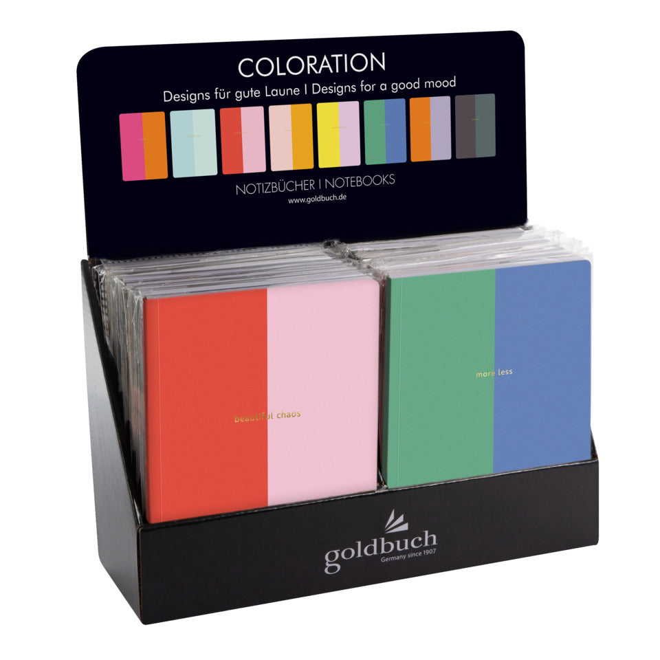 Notizheft Coloration, A5, dotted, sortiert GOLDBUCH 64 486 GOLDBUCH 64 486 dotted  A5
