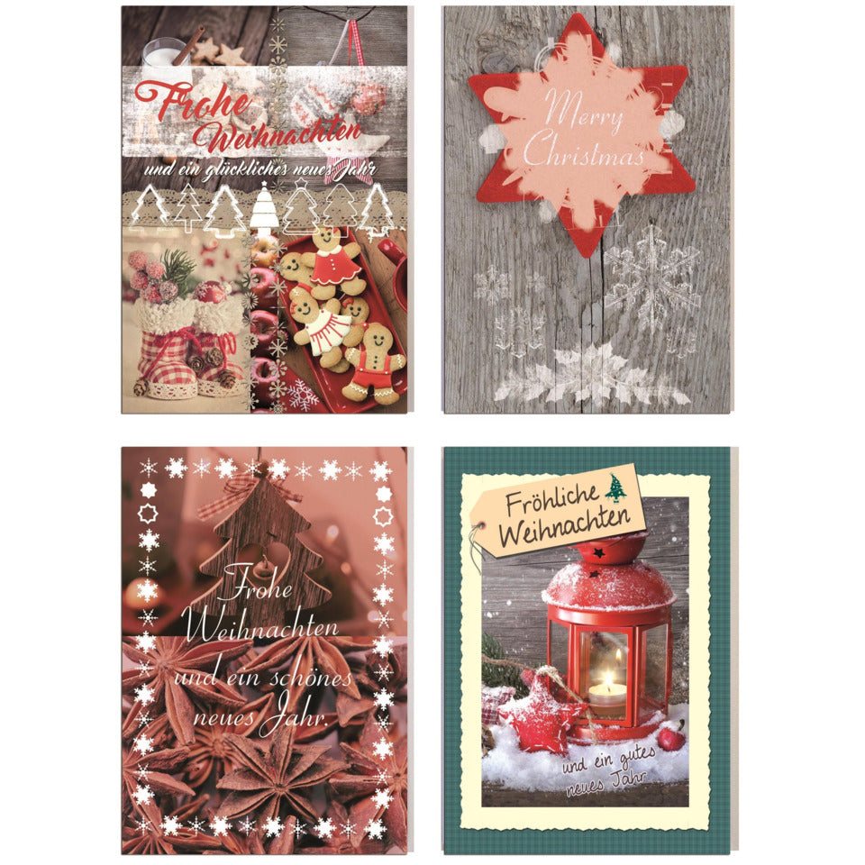 Weihnachtsbillett sortiert   Doppeltext  22-2434 22-2434   Bild
