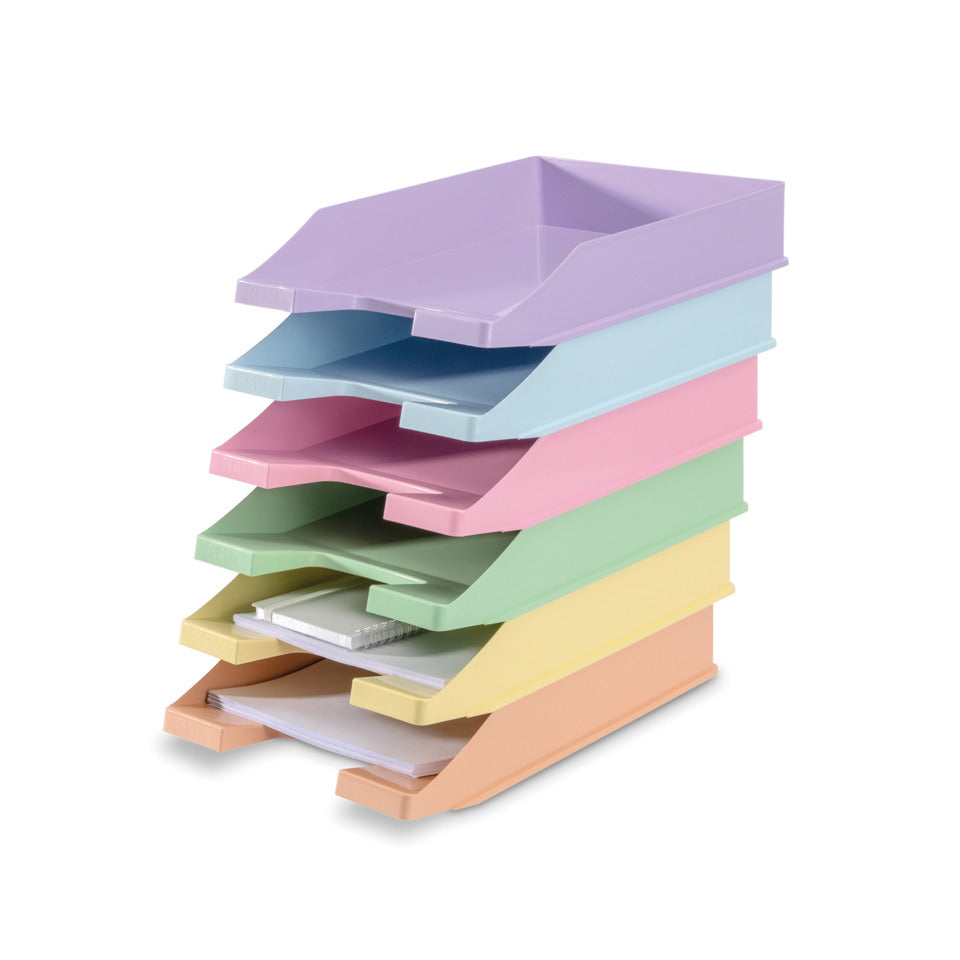 Briefablage KLASSIK, DIN A4/C4, stapelbar, stabil, modern, pastellblau HAN 1027-X-884D HAN 1027-X-884 Klassik