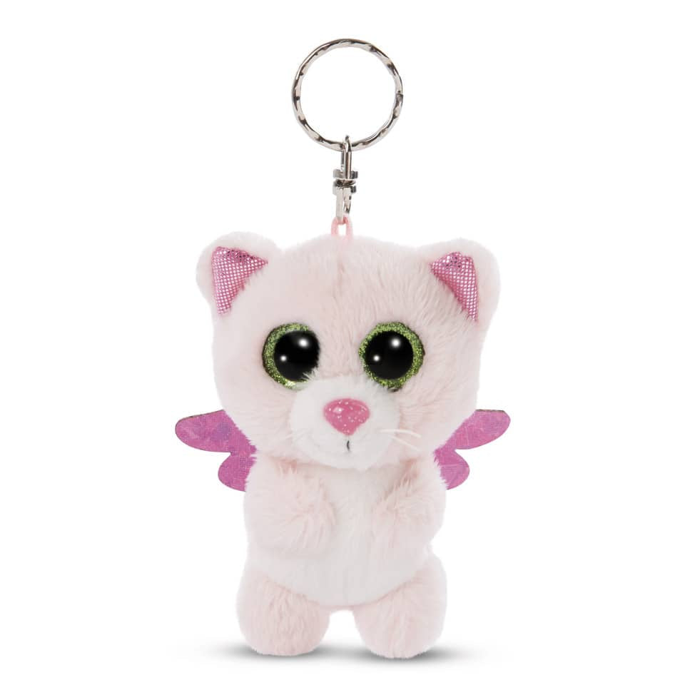 Schlüsselanhänger Glubschis Schutzengel Katze Glowy Malli, 9cm NICI 47833 NICI 47833 9cm Glubschis