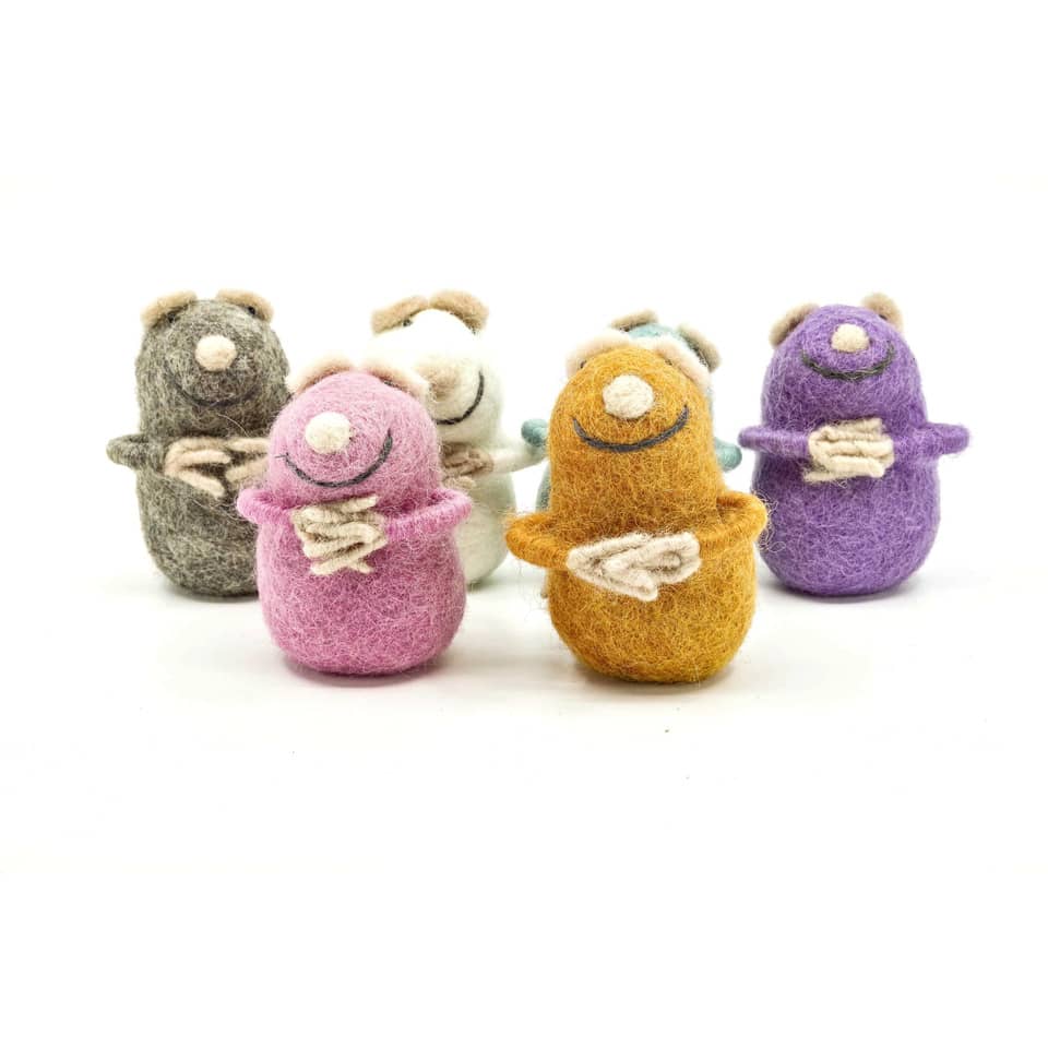 Dekofigur Geldmäuse, 6cm, sortiert  9746 9746 6cm