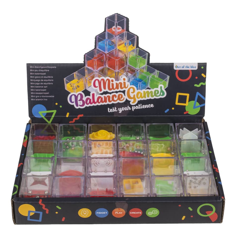 Spiel Gleichgewicht, 4 x 4 cm, sortiert OUT OF THE BLUE 59/2205 OOTB 59/2205 4x4cm
