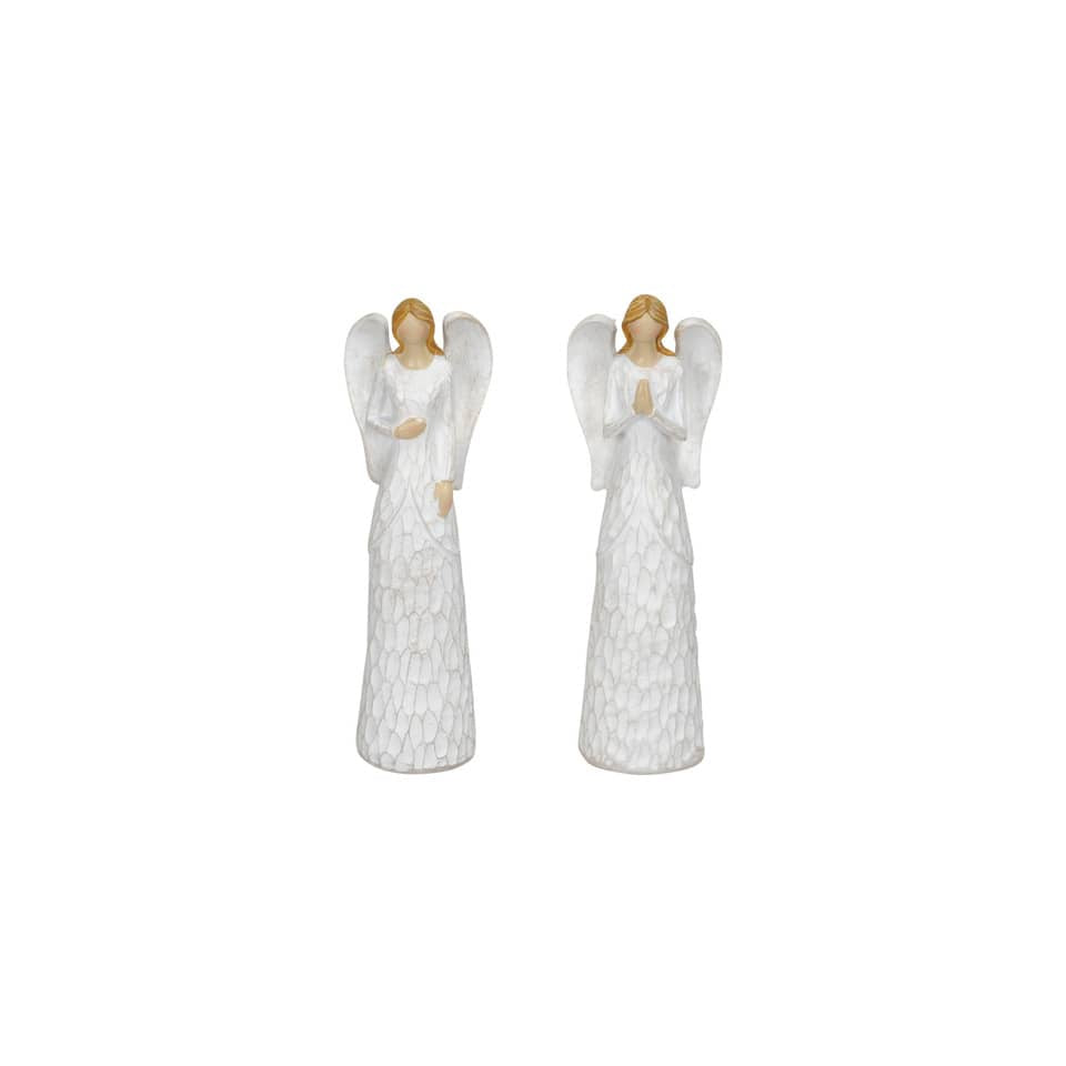 Weihnachtsengel, 6 x 4 x 17,5 cm, Polyresin, weiß sortiert  590617017101 590617017101 6x4x17,5cm