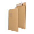 Versandtasche mit Fenster und Falte 20mm, C4, 120g/m², Haftklebend, 100 Stück, braun MAILMEDIA 30007067 MAILMEDIA 30007067 100ST m.Falte 20mm