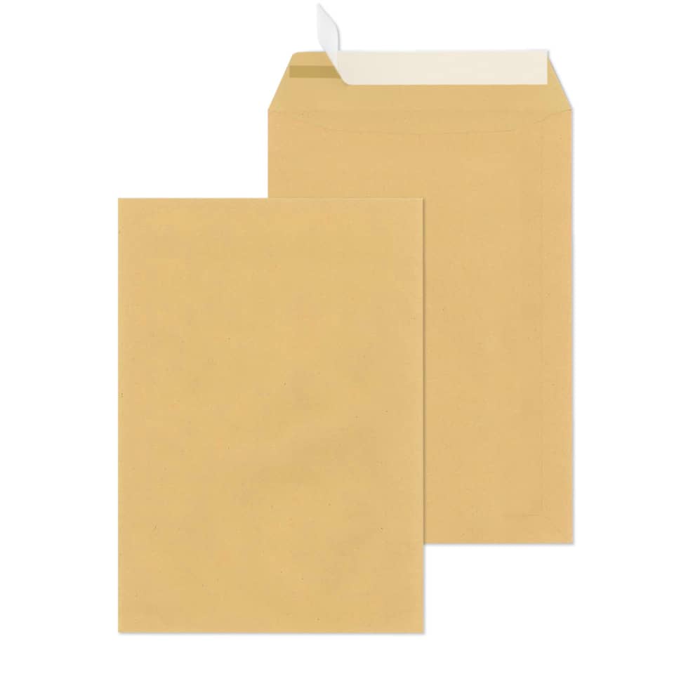Versandtasche, C4, 110g/m², Haftklebend, 250 Stück, braun MAILMEDIA 30005454 MAILMEDIA 30005454 250ST
